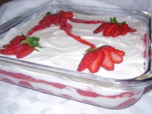 Tiramisù alla fragola