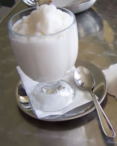 granita siciliana al limone