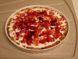 crostata fragole e mascarpone