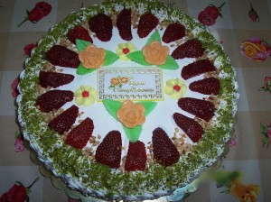 Torta mille fragoloni