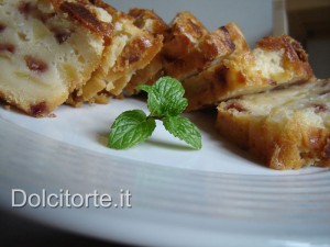 torta di mele e lamponi