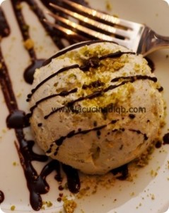 semifreddo di torrone e pistacchi