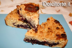 Torta alla marmellata con crumble